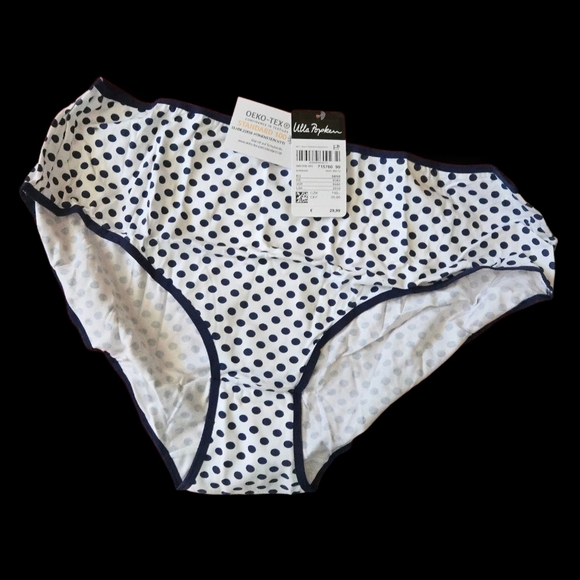 Ulla Popken Polka Dot Bikini Bottoms. Size 28/30 US. 5pk. NWT. - Picture 2 of 3